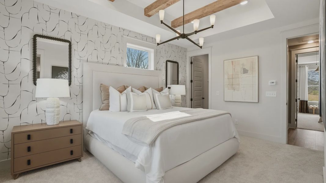 Furnished interior view inside a new home in The Eighteen, Atlanta (Image 15).