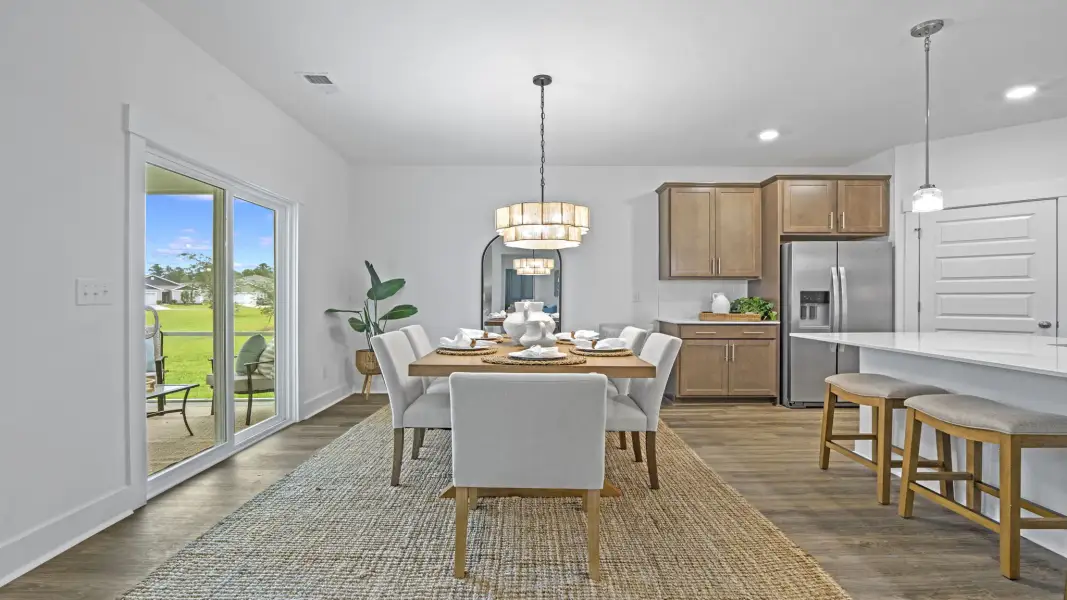Furnished interior view inside a new home in The Pines at New Hampstead, Bloomingdale (Image 9).
