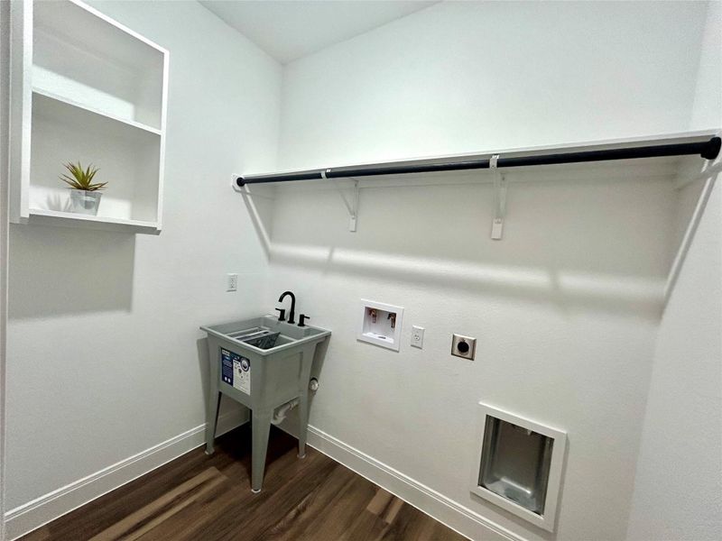 Laundry room. Laundry room.