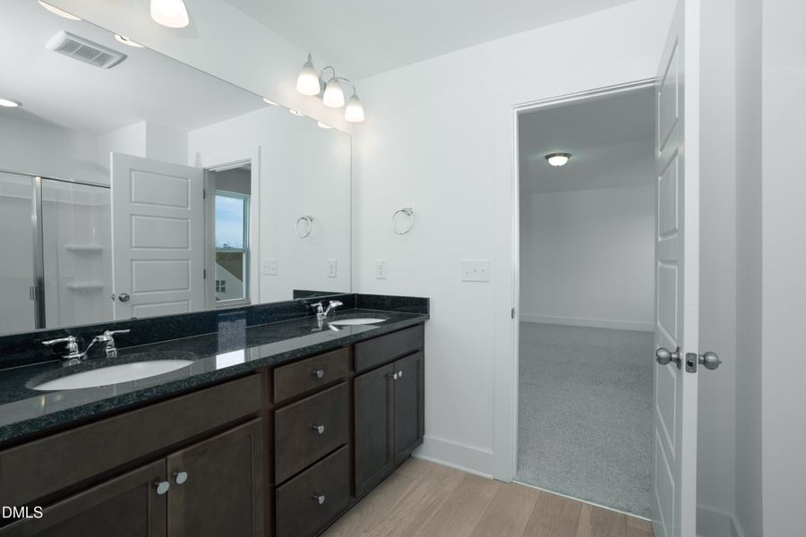 Lot 30 Summit Primary Bath double vanity