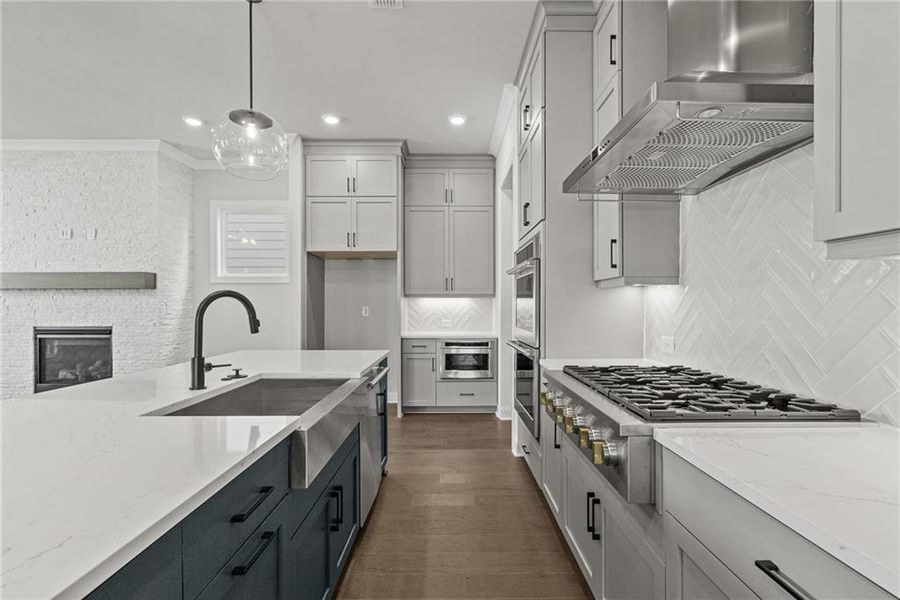 Furnished interior view inside a new home in Waterhaven, Cumming (Image 7).