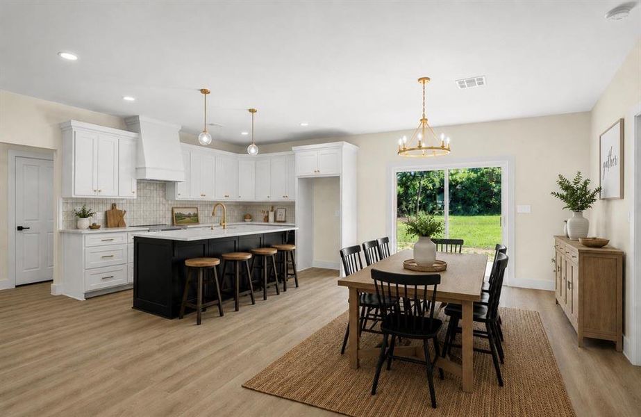 Furnished interior view inside a new home in , Waco (Image 7).