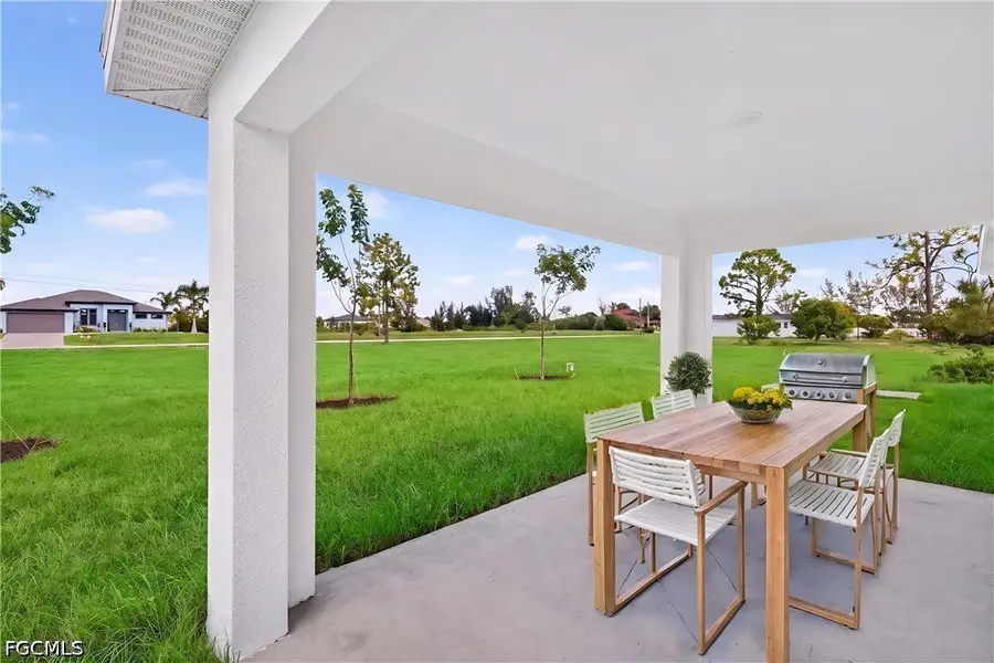 Exterior details and patio area of a home in Cape Coral, Cape Coral (Image 3).
