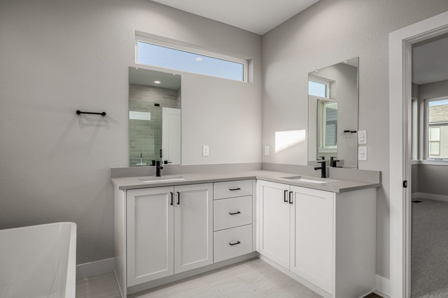 Furnished interior view inside a new home in West Grange, Longmont (Image 14).