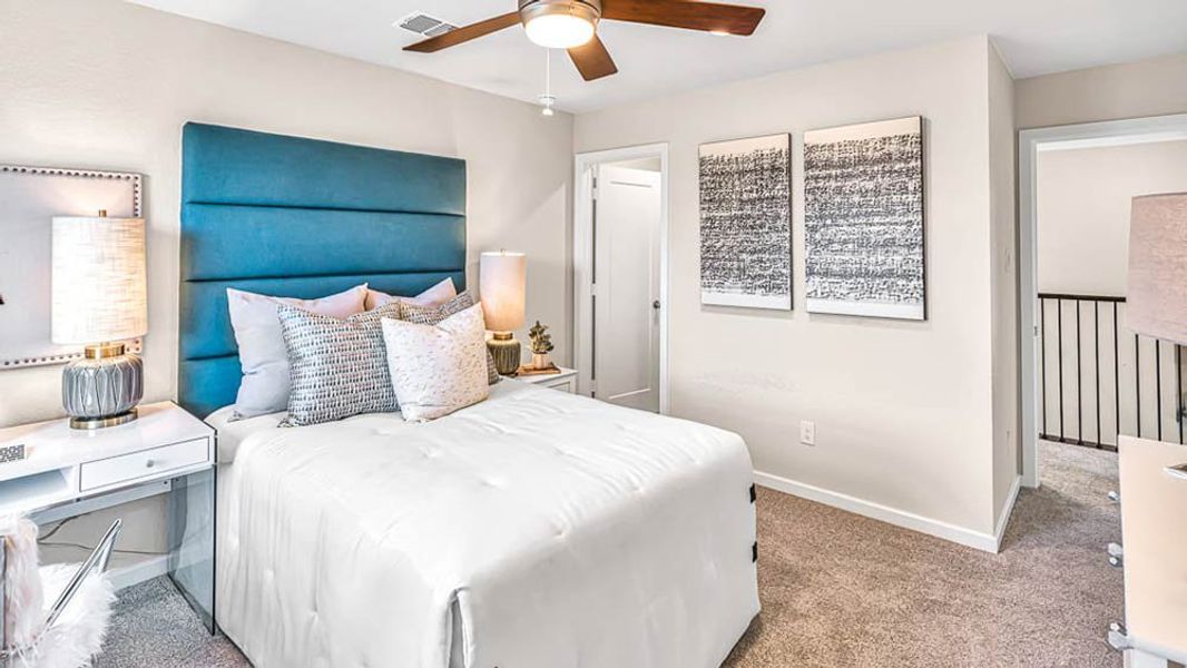 Furnished interior view inside a new home in Avalon at Cypress, Cypress (Image 30).