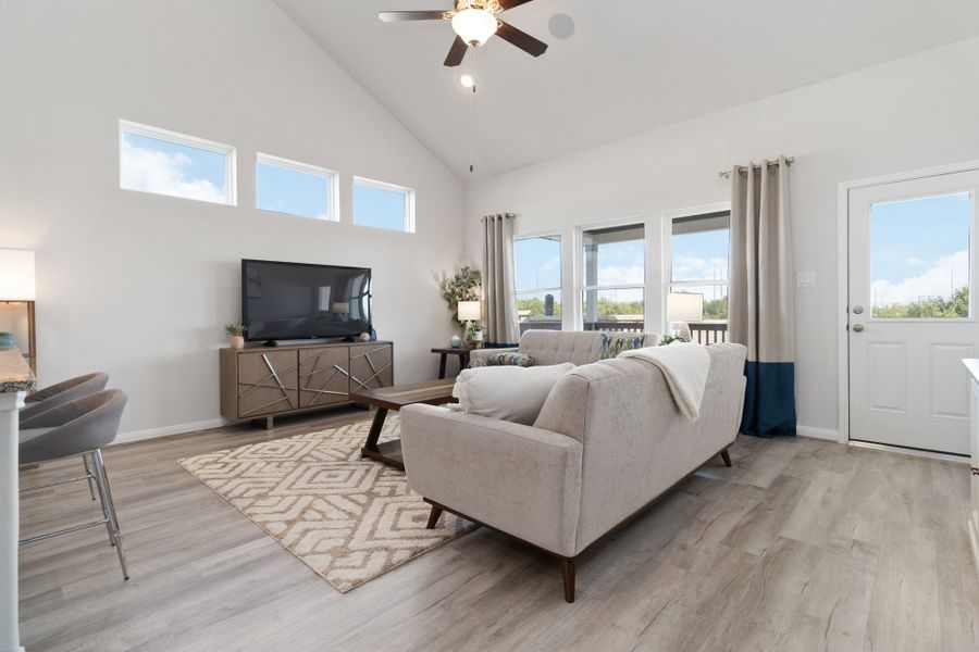 Hunters Ranch Model - Polk - Family Room