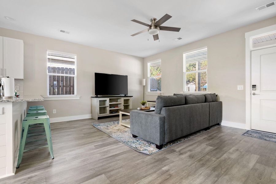Furnished interior view inside a new home in , North Charleston (Image 4).