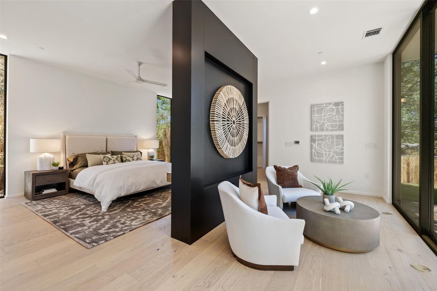 Furnished interior view inside a new home in , Austin (Image 13). Furnished interior view inside a new home in , Austin (Image 13).