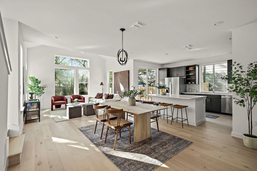 Furnished interior view inside a new home in , Austin (Image 16).