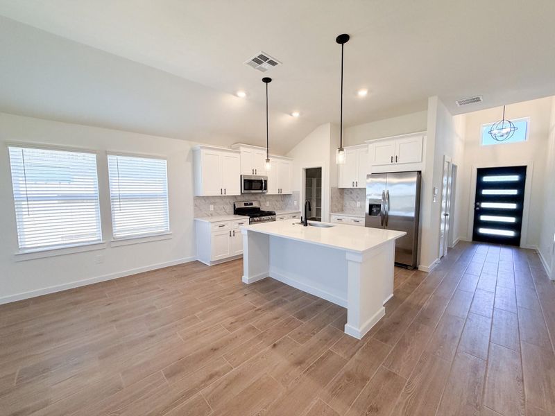 Furnished interior view inside a new home in Foxtail Palms, Manvel (Image 6).