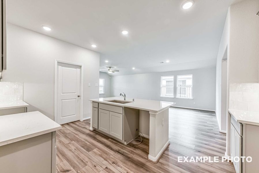 Representative furnished interior of a home built from the The Laguna with 3-Car Garage by Davidson Homes LLC in River Ranch Meadows, Dayton (Image 11).