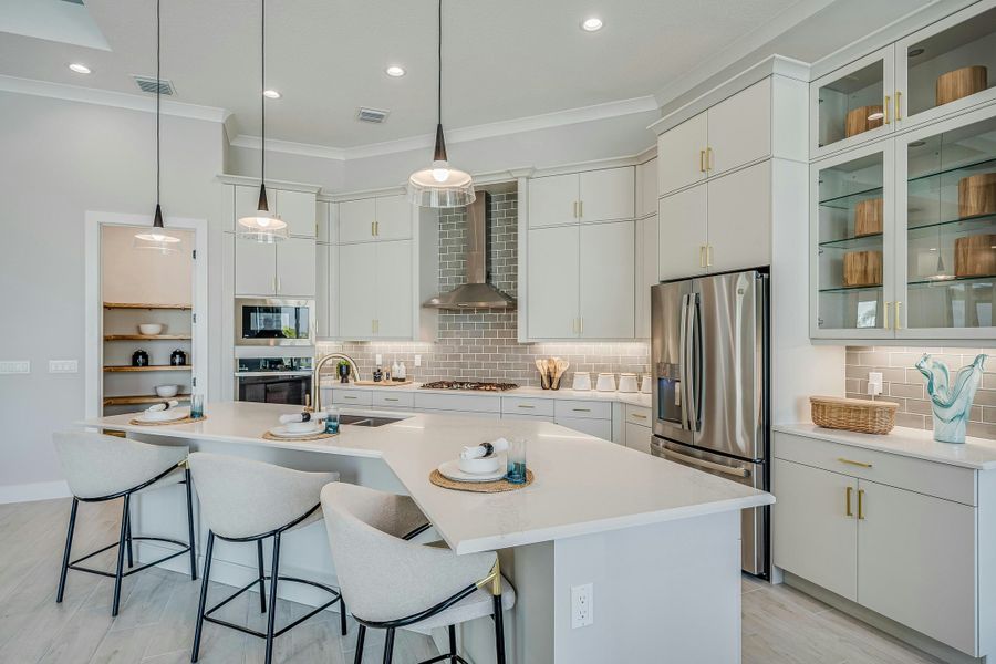 2D floor plan layout for the Sage by GHO Homes in Belterra, Port St. Lucie, FL (Image 24).