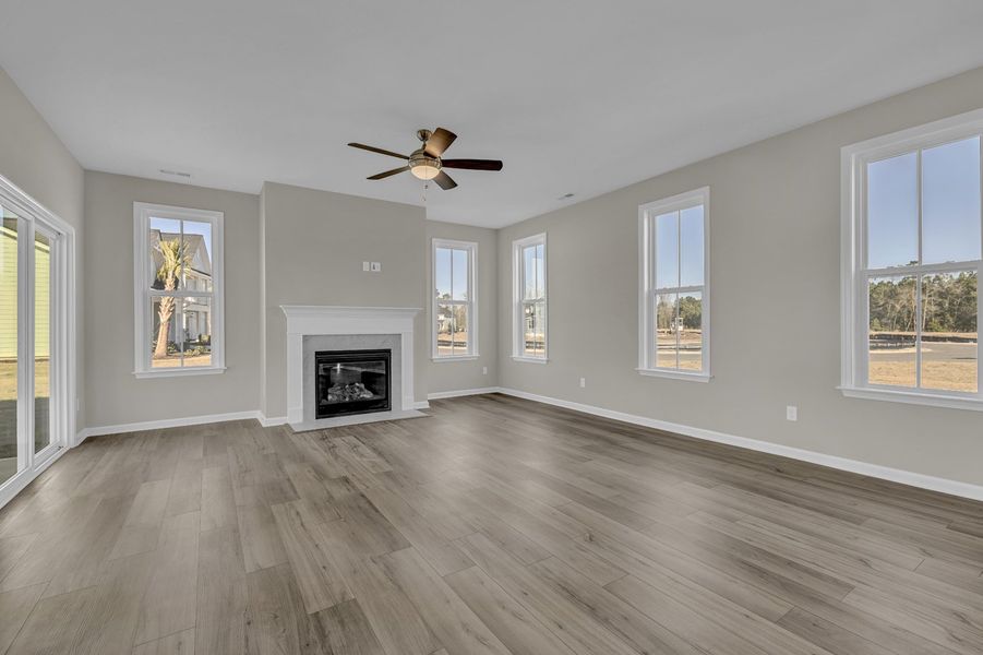 Spacious, unfurnished interior of a new home in Grand Park, Leland (Image 17).