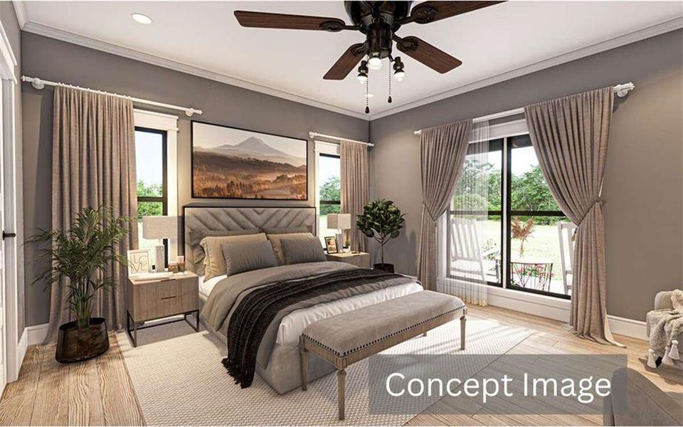 Furnished interior view inside a new home in , Talking Rock (Image 7).