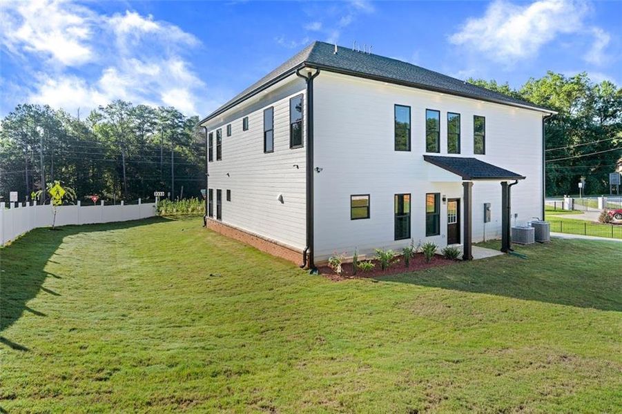 Exterior details and patio area of a home in , Grayson (Image 32).