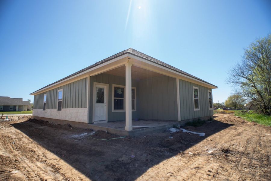 Exterior details and patio area of a home in , Navasota (Image 3). Exterior details and patio area of a home in , Navasota (Image 3).