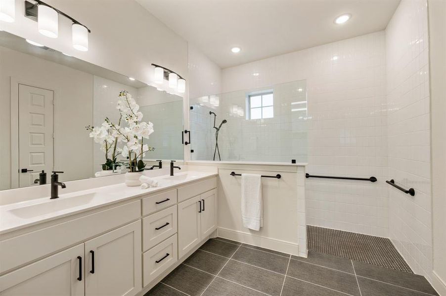 Furnished interior view inside a new home in Elements at Viridian - Garden Series, Arlington (Image 16).