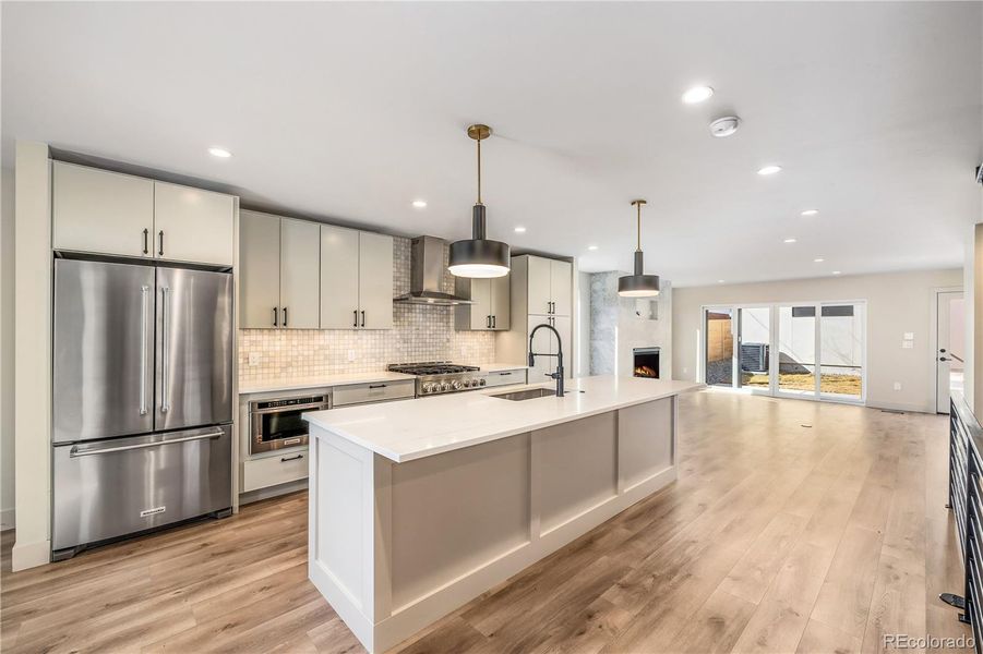 Furnished interior view inside a new home in , Denver (Image 14).