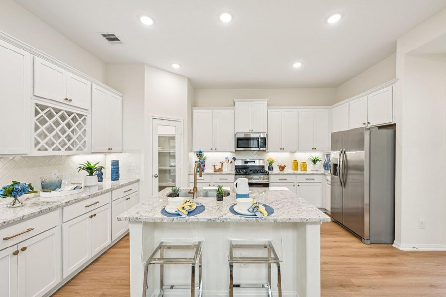 Furnished interior view inside a new home in Meadow Park, Conroe (Image 11).