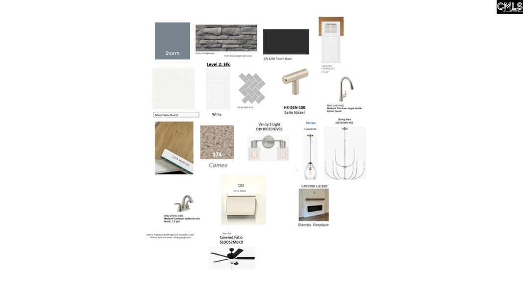 Sample of building materials used in homes in Boykin Hills, Chapin (Image 28).