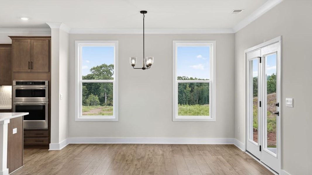Spacious, unfurnished interior of a new home in Sunset Summits, Spartanburg (Image 22). Spacious, unfurnished interior of a new home in Sunset Summits, Spartanburg (Image 22).