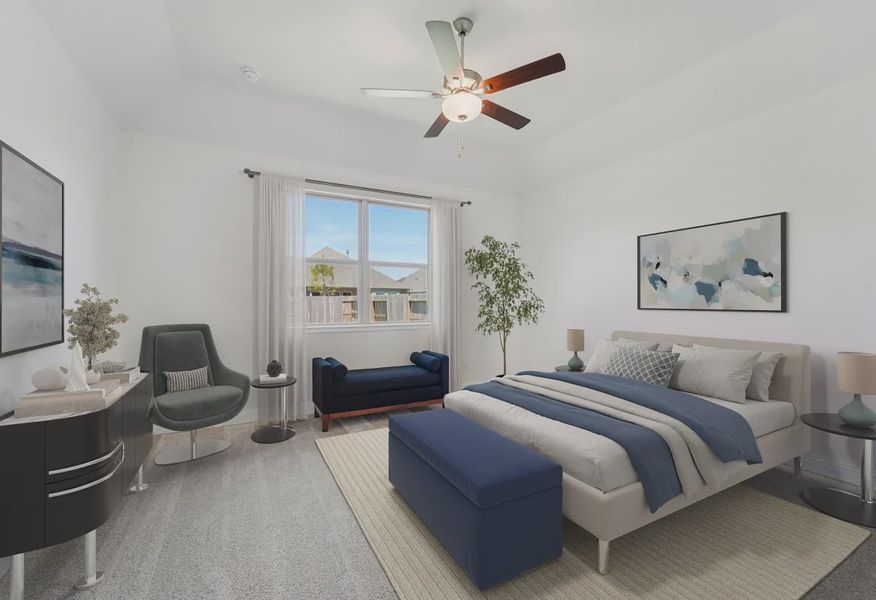 Plan 3019 Primary Bed - Staged - 10 of 17