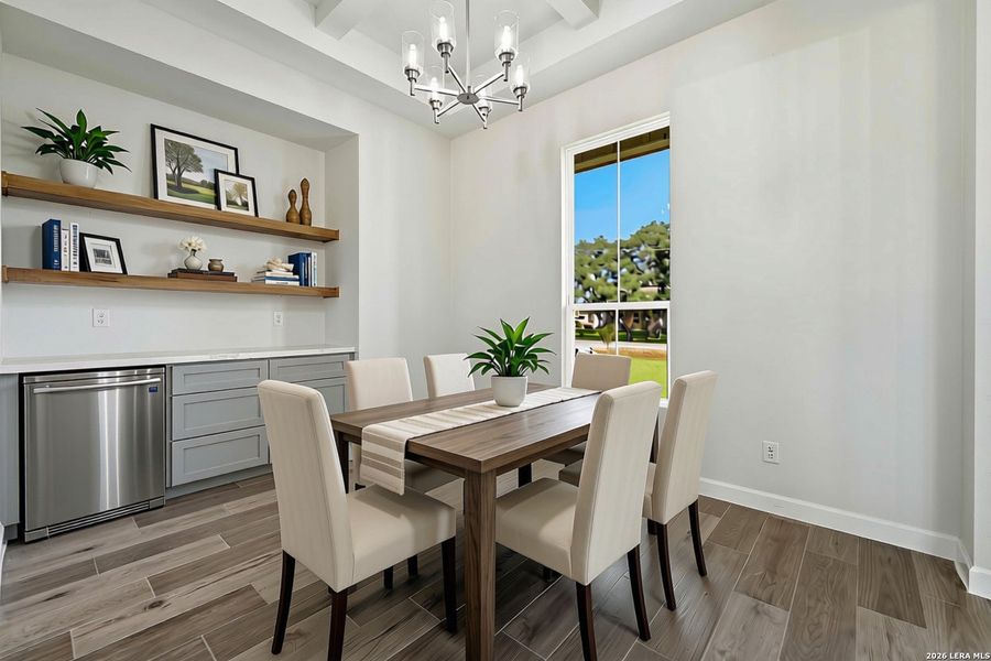 Furnished interior view inside a new home in , Floresville (Image 10).
