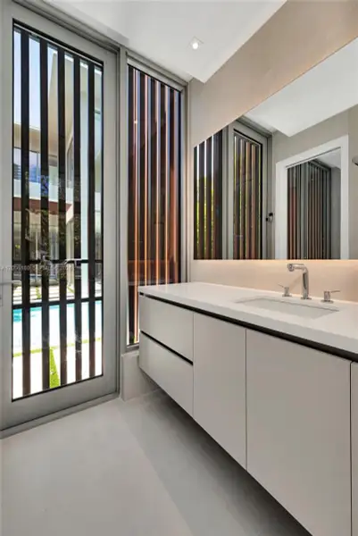 Furnished interior view inside a new home in , Miami (Image 5).