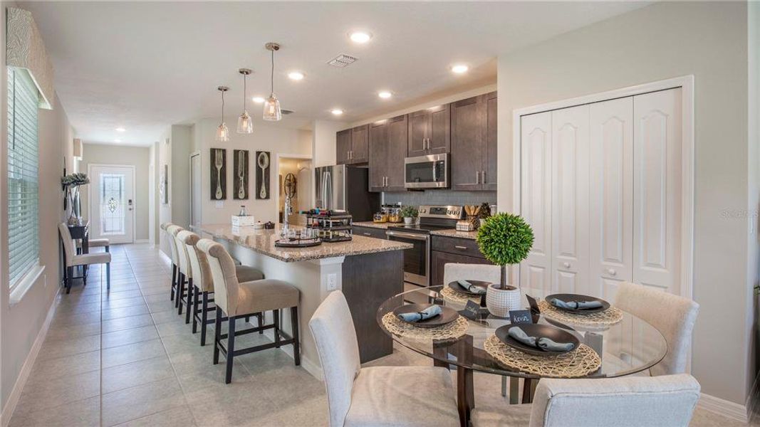 Furnished interior view inside a new home in Heritage Station, Punta Gorda (Image 3). Furnished interior view inside a new home in Heritage Station, Punta Gorda (Image 3).