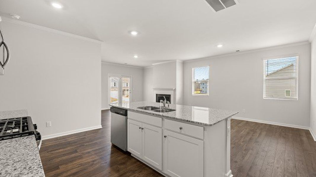Furnished interior view inside a new home in Mableton Station, Mableton (Image 8).