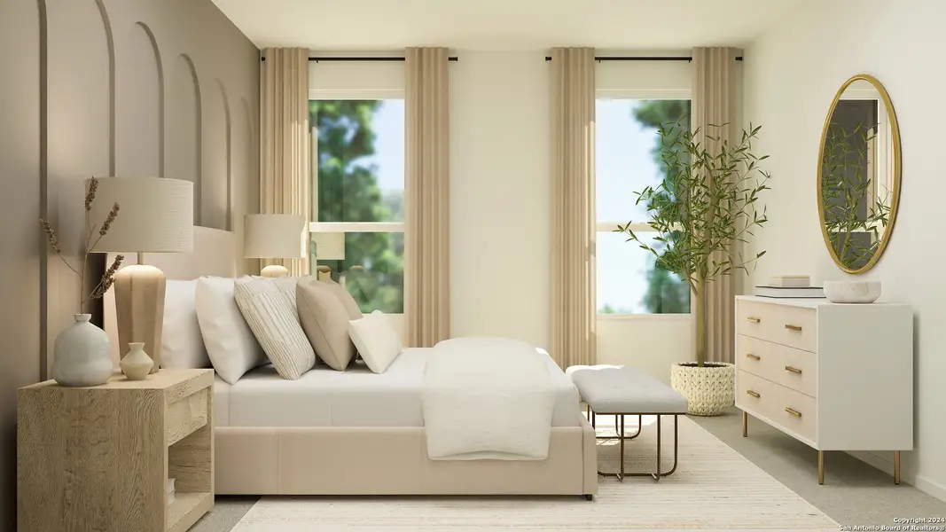 Furnished interior view inside a new home in Grace Valley, Cibolo (Image 10). Furnished interior view inside a new home in Grace Valley, Cibolo (Image 10).