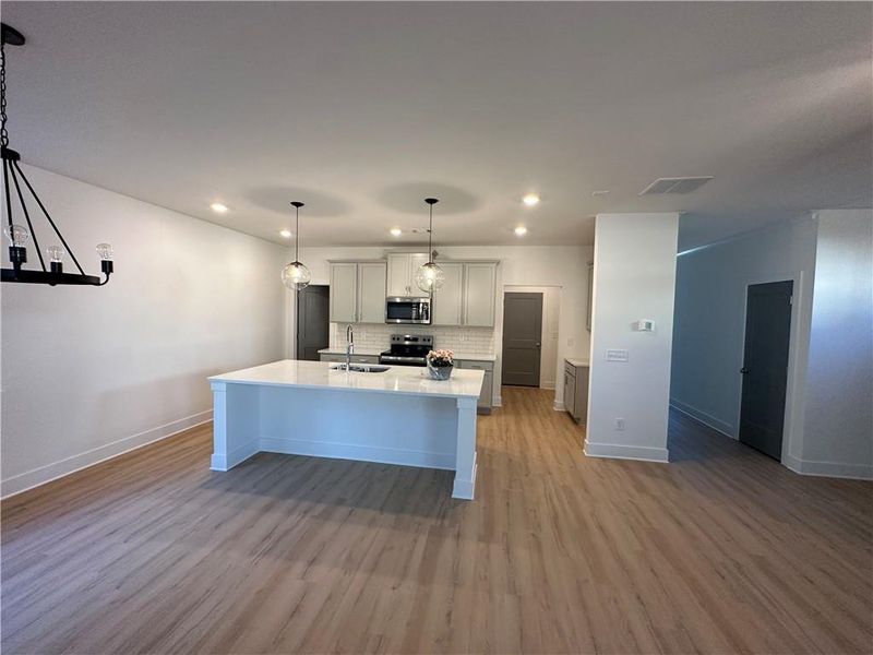 Furnished interior view inside a new home in , Buford (Image 4).