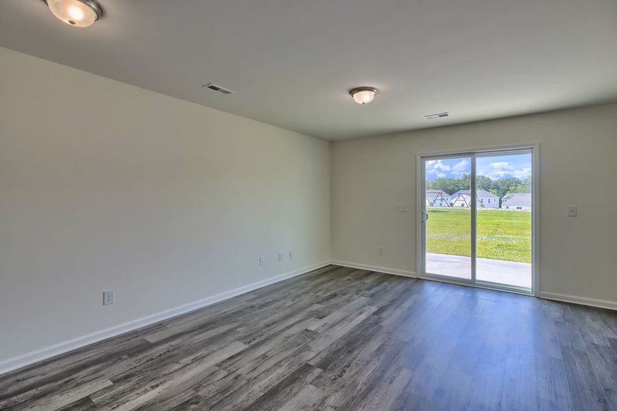 Representative unfurnished interior of a home built from the Kelsey by Great Southern Homes in Champions Village at Cherry Hill, Pendleton (Image 12). Representative unfurnished interior of a home built from the Kelsey by Great Southern Homes in Champions Village at Cherry Hill, Pendleton (Image 12).