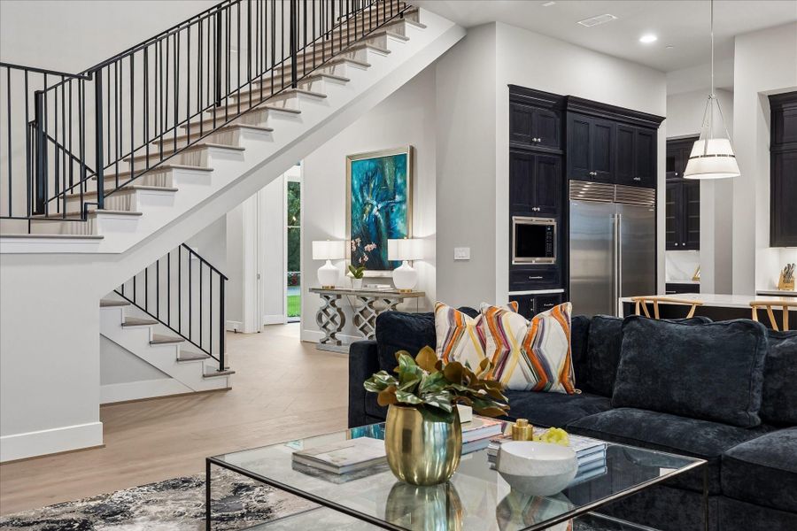 Furnished interior view inside a new home in , Houston (Image 8).