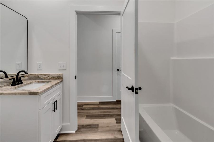 Furnished interior view inside a new home in , Ellijay (Image 9).