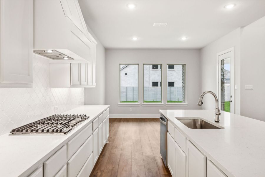 Furnished interior view inside a new home in Painted Tree Lakeside, McKinney (Image 8). Furnished interior view inside a new home in Painted Tree Lakeside, McKinney (Image 8).