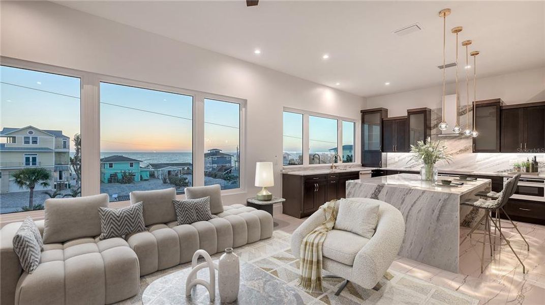 Furnished interior view inside a new home in , Englewood (Image 8).