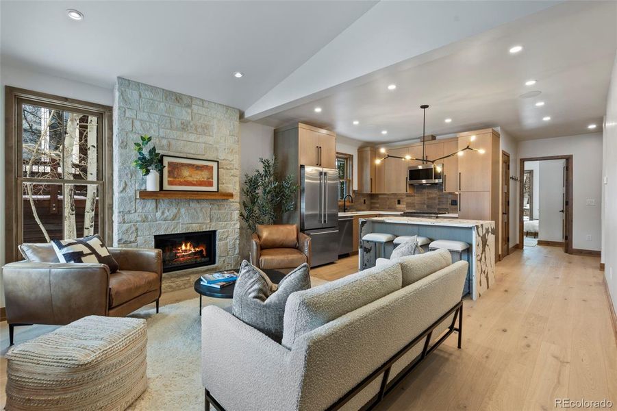 Furnished interior view inside a new home in , Breckenridge (Image 26).