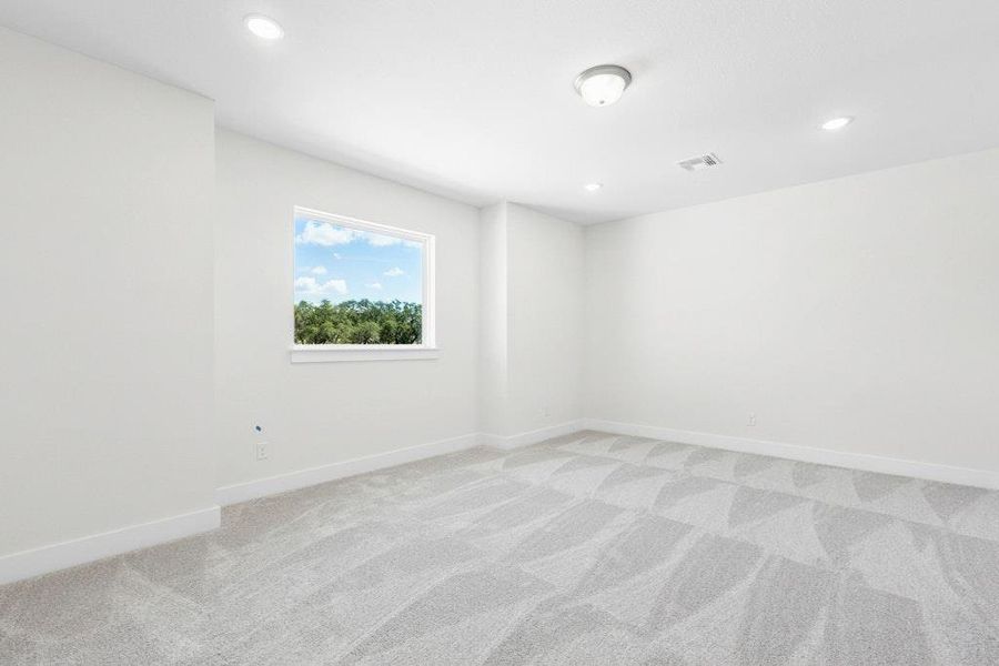 Spacious, unfurnished interior of a new home in Leander Estates, Leander (Image 24). Spacious, unfurnished interior of a new home in Leander Estates, Leander (Image 24).