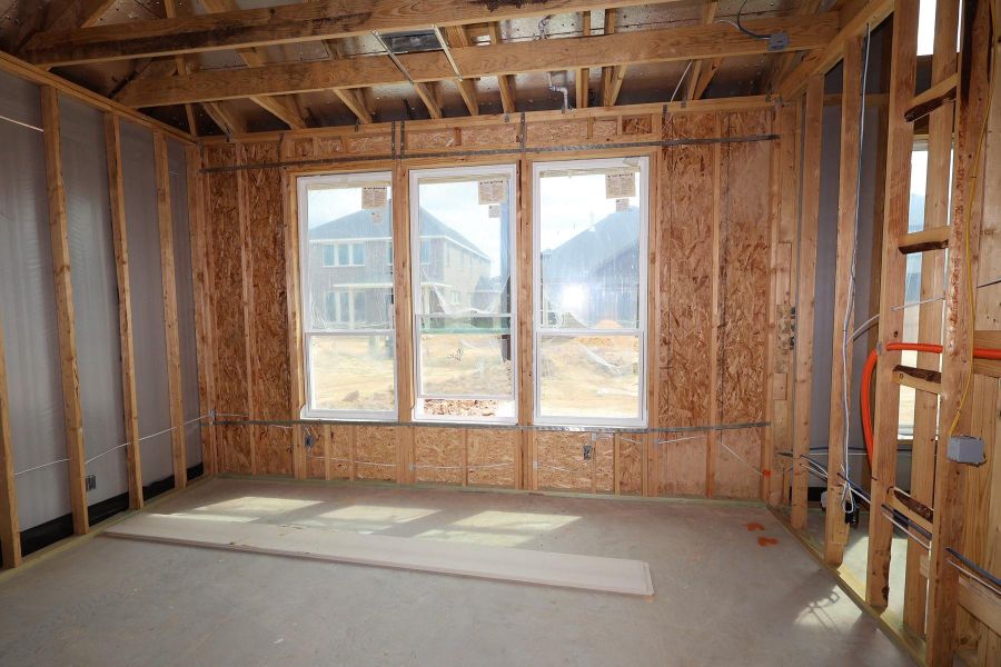 In-progress construction of a new home in Dunham Pointe, Cypress, TX (Image 19).