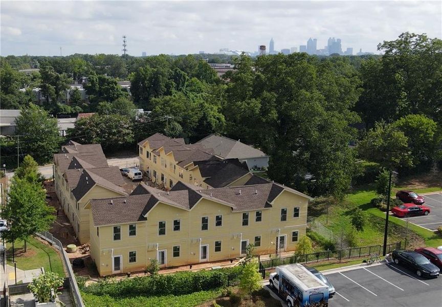 Front exterior of a new home in , Atlanta, GA, highlighting curb appeal (Image 1).