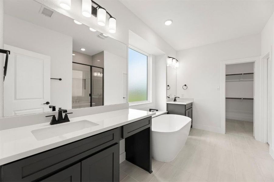 Furnished interior view inside a new home in Grayhawk Addition, Forney (Image 6).