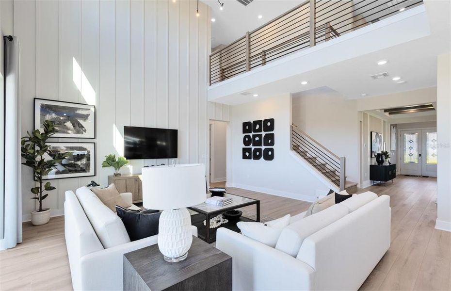 Furnished interior view inside a new home in Parkside Trails, Clermont (Image 38). Furnished interior view inside a new home in Parkside Trails, Clermont (Image 38).