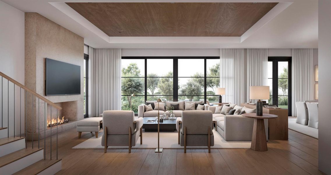 Furnished interior view inside a new home in , Boca Raton (Image 24).