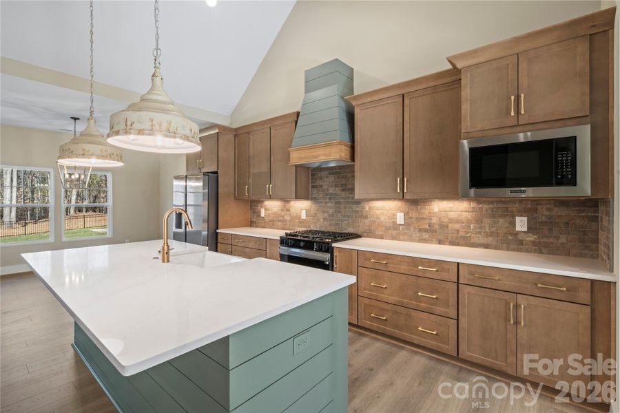 Furnished interior view inside a new home in , Clover (Image 7).
