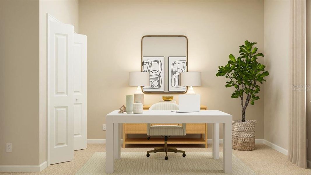 Furnished interior view inside a new home in Bridgewalk, St. Cloud (Image 7).