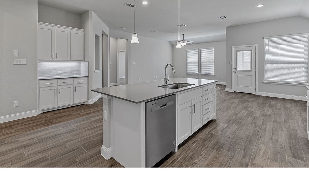 Furnished interior view inside a new home in Treeline, Justin (Image 7).