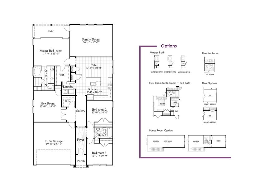 2D floor plan layout for the Greenbrier by Hunter Quinn Homes in Autumn Mill, Seneca, SC (Image 3). 2D floor plan layout for the Greenbrier by Hunter Quinn Homes in Autumn Mill, Seneca, SC (Image 3).