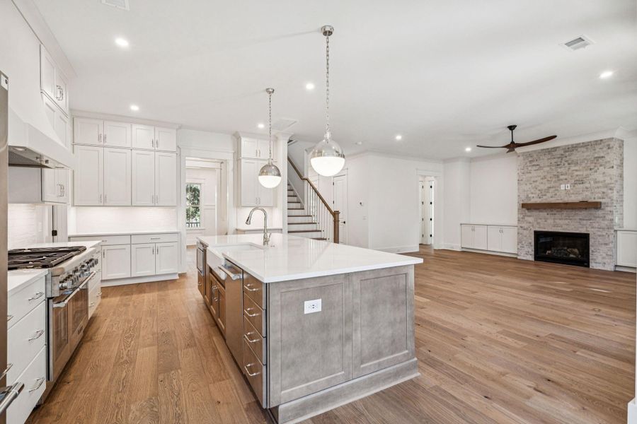 Furnished interior view inside a new home in , Johns Island (Image 17).