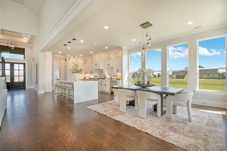 Furnished interior view inside a new home in , McKinney (Image 29). Furnished interior view inside a new home in , McKinney (Image 29).